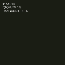 #1A1D13 - Rangoon Green Color Image